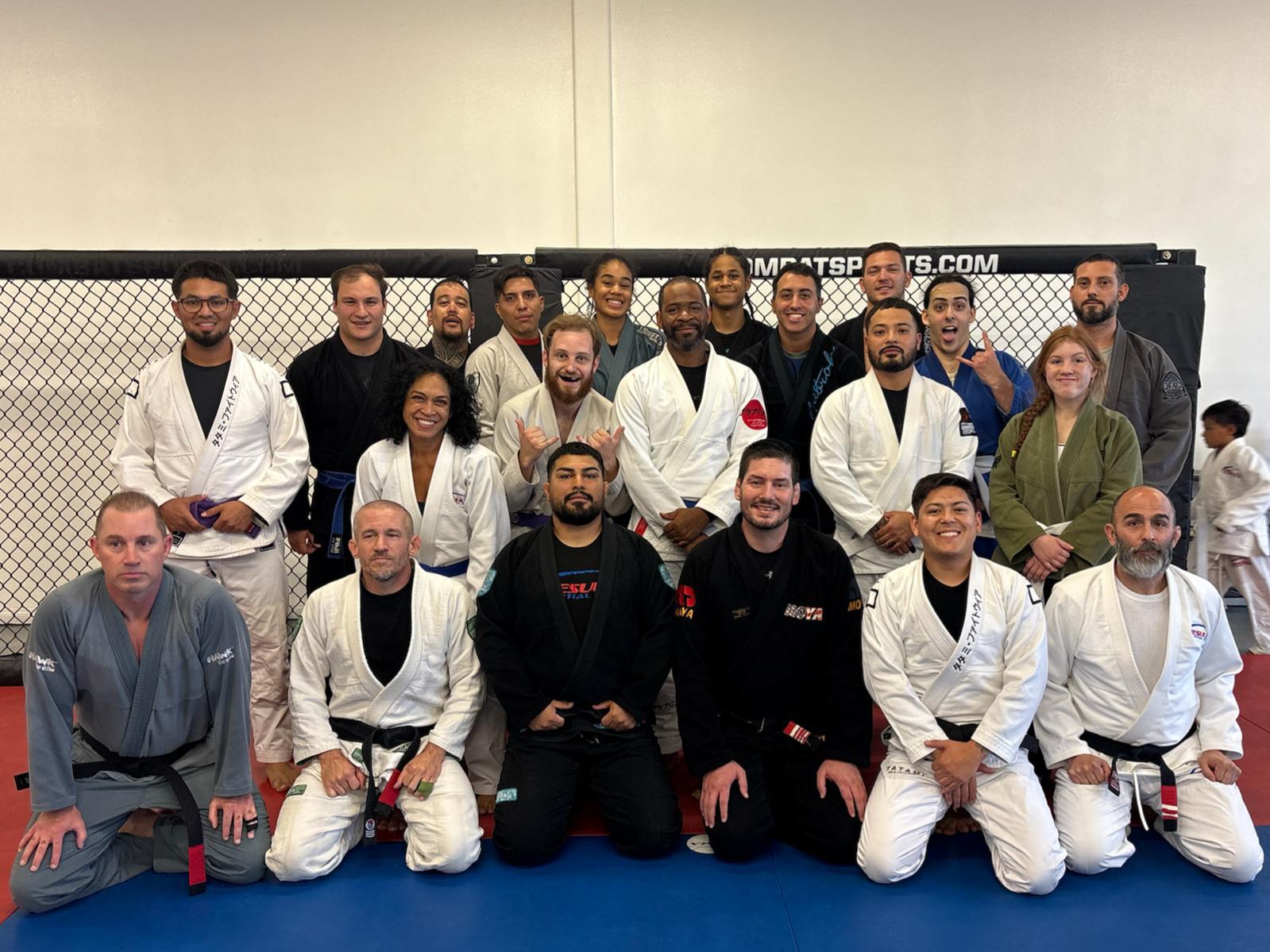 Brazilian Jiu-Jitsu team training at the Green Valley studio in Henderson