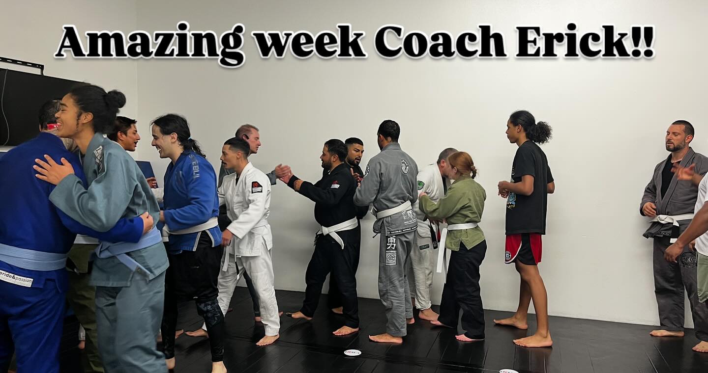 BJJ Coach Erick Week teaching at Results Martial Arts